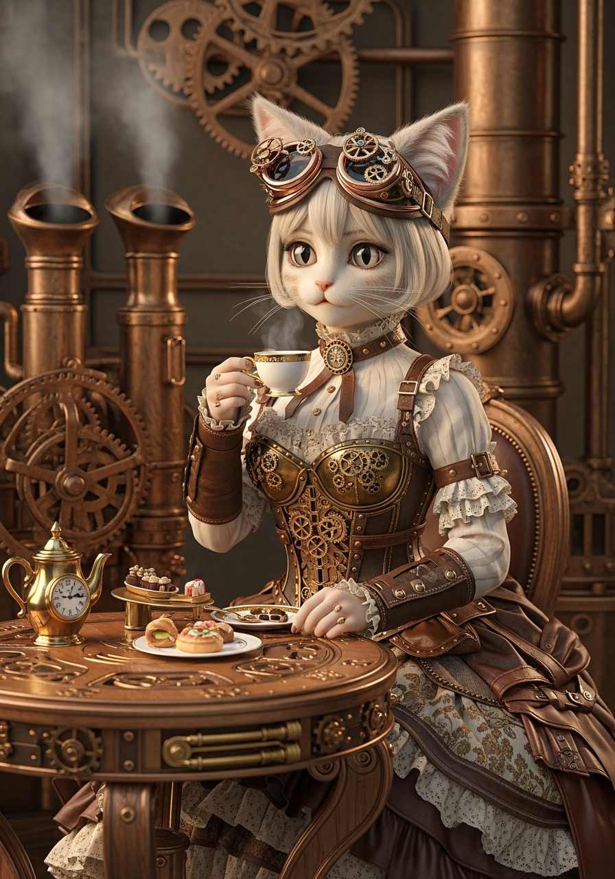 Whiskers & Wheels: Tea Time Delight